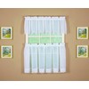 Today's Curtain Emelia Original Voile Tier Pair 30", White, 60"