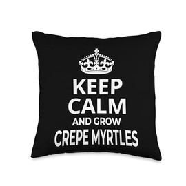 Crepe Myrtle Tree / Crepe Myrtle Trees / Funny Saying Throw Pillow