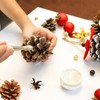 184Pcs Artificial Pumpkins Artificial Acorns Natural Pinecones Ornament Artificial Maple