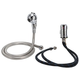 Shampoo Bed Chair Faucet 70cm Pipe Hot Cold Water 120cm Soft Hose Shower Head for Hair Salon