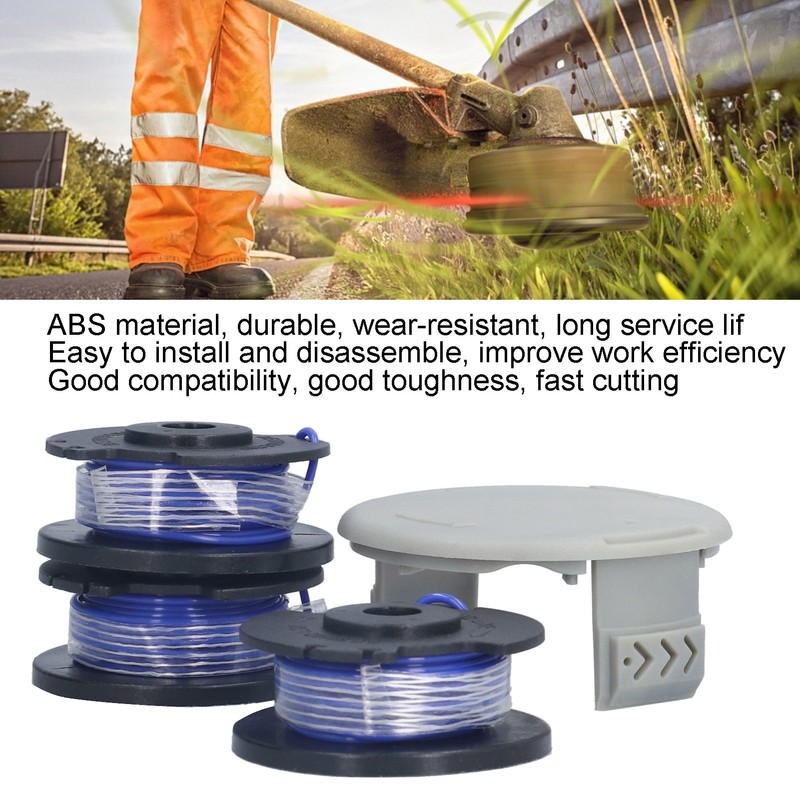 0.065in Trimmer Line Spools Cap Set Replacement Fit for Ryobi