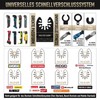 MaxEarn Oscillating 70 mm Extra Long Saw Blades, Titanium Multitool