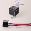Gebildet 2pcs JD1912 Car Relay Harness 12V 40A 4 Pin