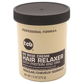 Tcb Hair Relaxer No Base Creme 7.5 Ounce Regular Jar (Pack of 6)