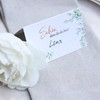 50 Place Cards Eucalyptus Design I Wedding or Christening I