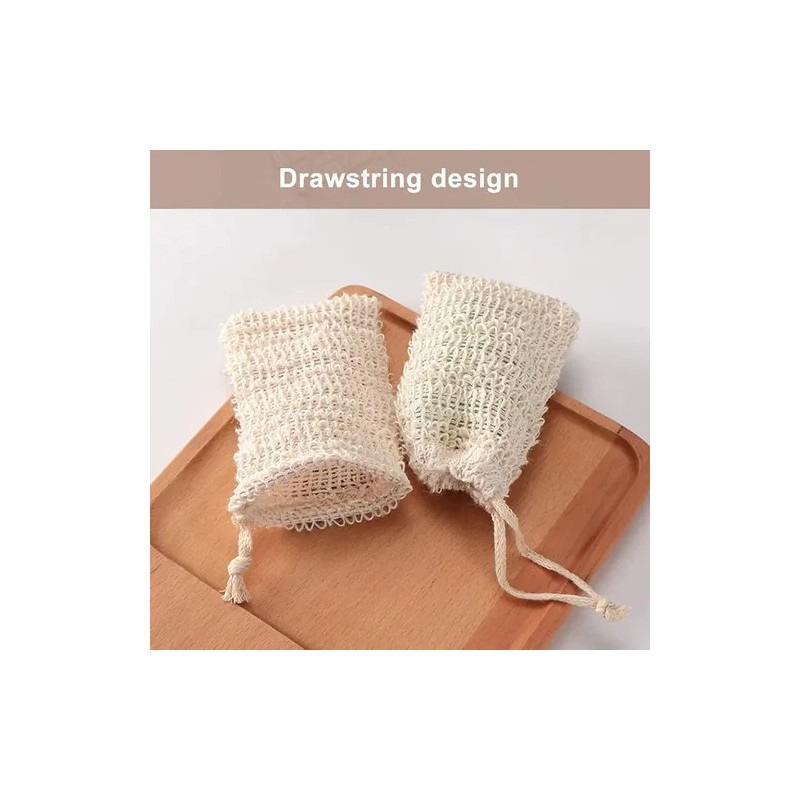20 Piezas Bolsa De Sisal Exfoliante Para Jabón Baño Ducha