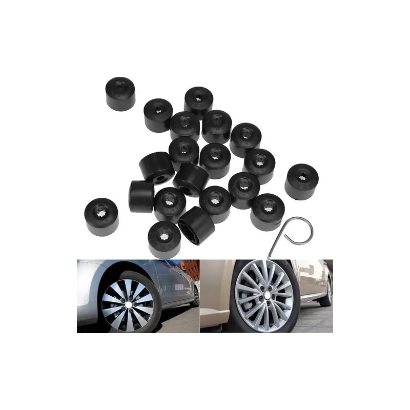 20 Pcs Tapones Cubre Birlo Volkswagen Jetta Golf Accesorios