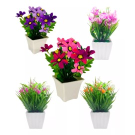 Importeek 10pz Arreglo Floral Artificial Flores Planta Decoracion Ramo
