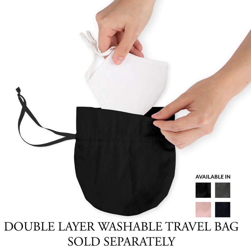 Weddingstar 3-Ply Adult Washable Cloth Face Mask Reusable and Adjustable