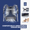 Maelstrom Cooler Backpack,35 Can Backpack Cooler Leakproof,Insulated Soft Cooler Bag,Beach