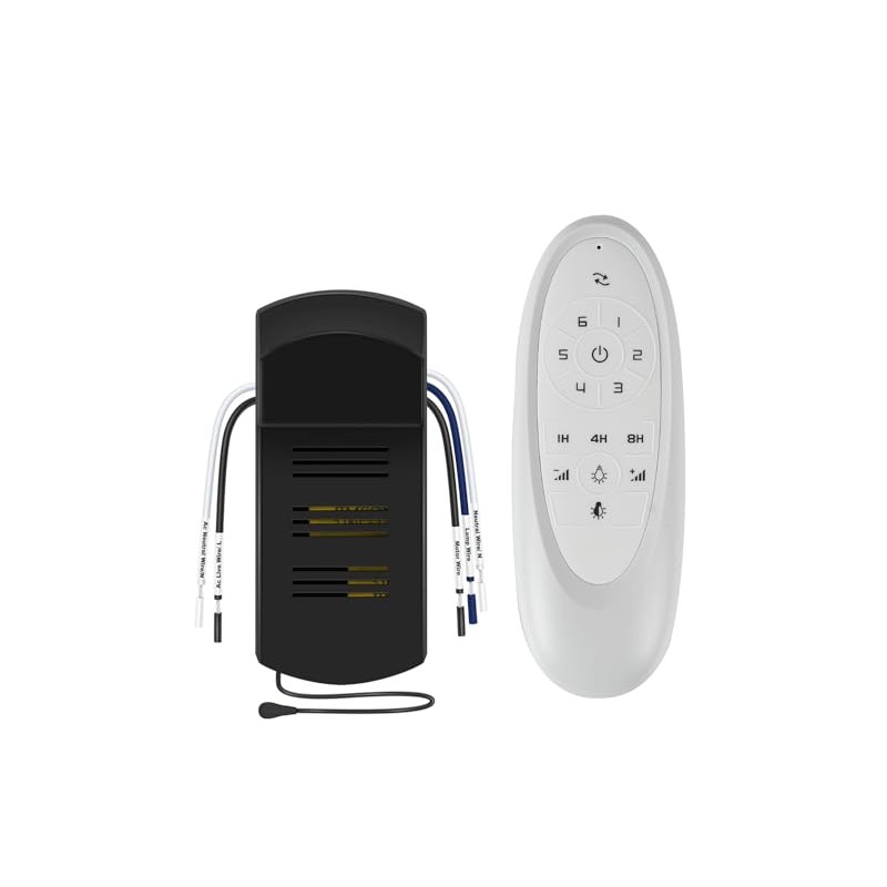 Haipeel 7406L Series Ceiling Fan Remote Control Kit, Including Receiver,