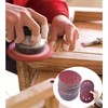 Nutabevr Set of 80 Velcro Sandpaper, 8 Holes, Random Orbital