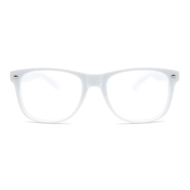 Ultimate Diffraction Glasses - 3D Rainbow Heart Effect with White Frames - Great Edm, Concert, and Rave Accessory