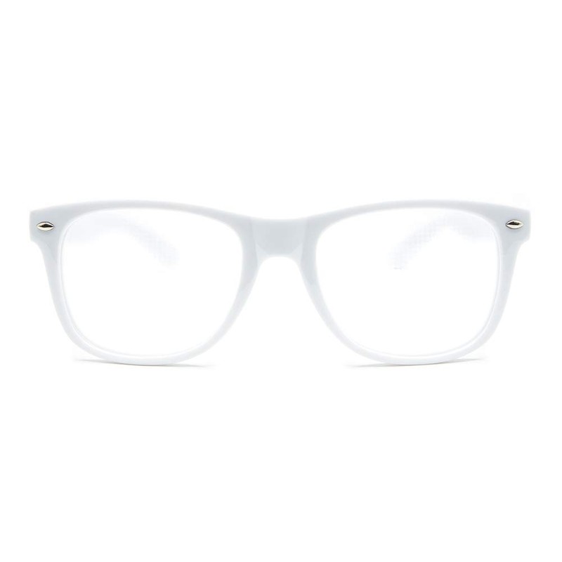 Ultimate Diffraction Glasses - 3D Rainbow Heart Effect with White