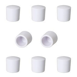 Door Stop Bumper Tips DGBRSM 8pcs White 0.4 Inch Door Rubber Stop Bumper Replacement Stopper Tips Caps Protect Doors & Wall Household Door Stopper Tips Caps