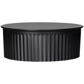 xyocx Replacement BM0151 6" Black Stove Pipe Heavy 24 Gauge Crimped Plug Cap 6527618