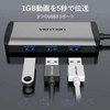 VENTION 0.15M Gray HDMI USB Type C Docking Station