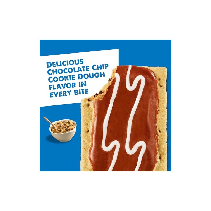 Pop-Tarts Toaster Pastries, Breakfast Foods, Kids Snacks, Frosted Chocolate Chip