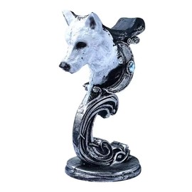 Fengtaike - Soporte decorativo para bola de cabeza de lobo para decoración del hogar y coleccionistas