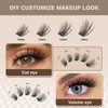 Self Adhesive Lash Clusters Soft Fluffy Lashes Extensions 156pcs Eyelashes
