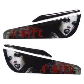 Tankpad Motorcycle Side Vampire Bruxa Dracula Compatible with Kawasaki X802101VA