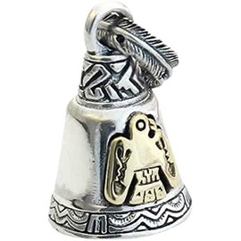 COSUMOSU 925 Sterling silver Bell Eagle Feather Pendant
