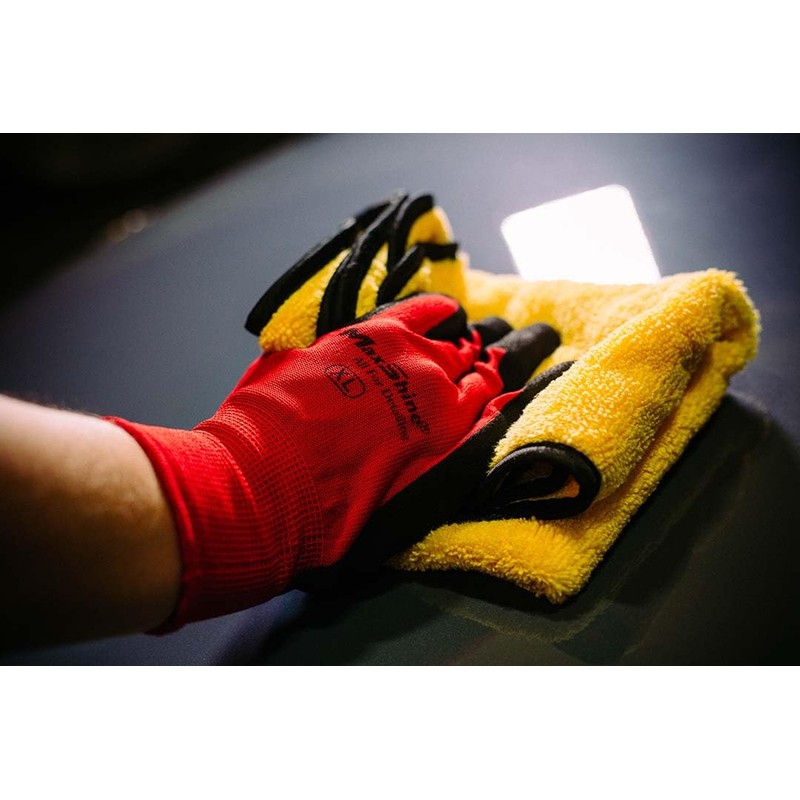 Maxshine 3 Pack Microfiber Towel - Crazy (500GSM), Gold with