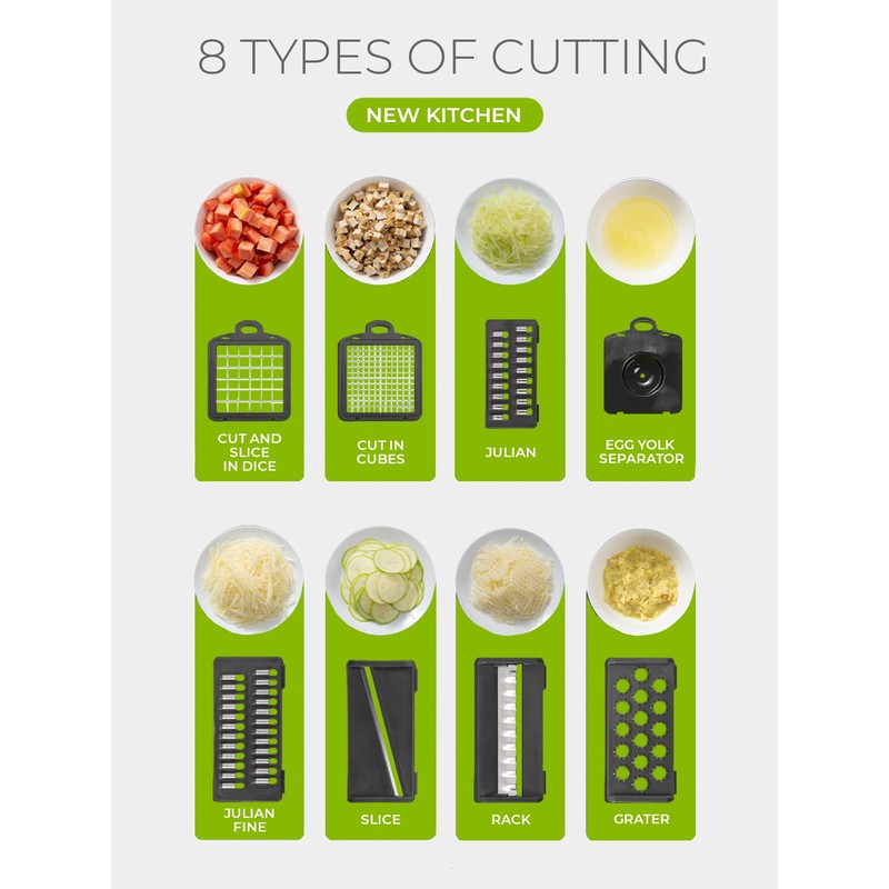 MAGIC SELECT Manual Vegetable Cutter, Multifunctional Kitchen Mandoline 13 in