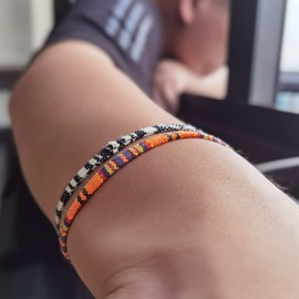 Bracelets For Men-4 Surfer Beach Bracelet Set-Holiday Gift-Hand Made boho Bracelets -Outdoor Sports Men'S And Women'S Anklet -Ethnic Hippie Style Accessories