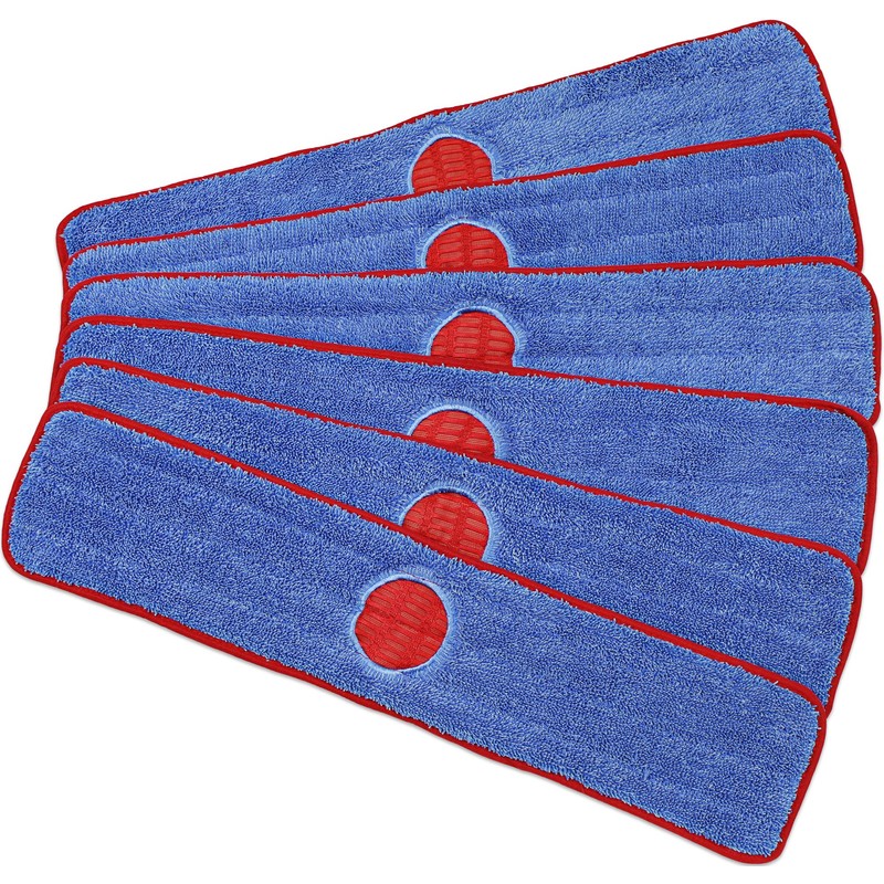 CleanAide Spot Cleaning Twist Yarn Microfiber Mop Pad with Scrubber