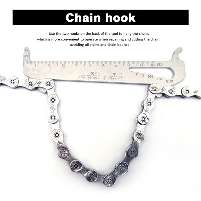 PLAXCON Bicycle Chain Wear Tool for Accurate Maintenance Indicator Chain