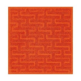 Hermes Curry Towel, Square Hand Towel, orange