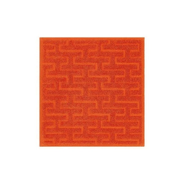Hermes Curry Towel, Square Hand Towel, orange