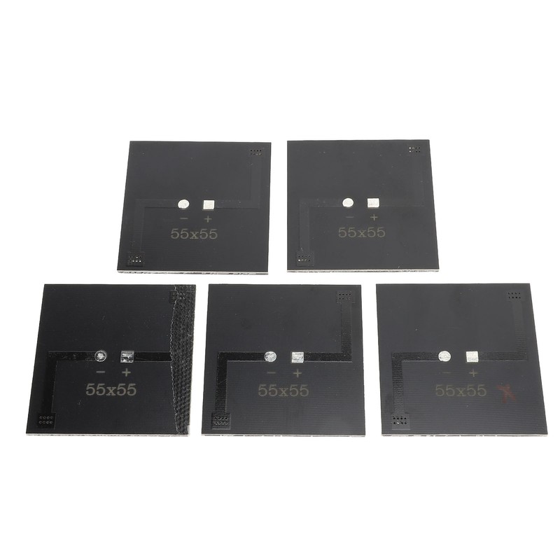 5PCS Mini Solar Panels 1W 55mm Monocrystalline Silicon DIY Solar