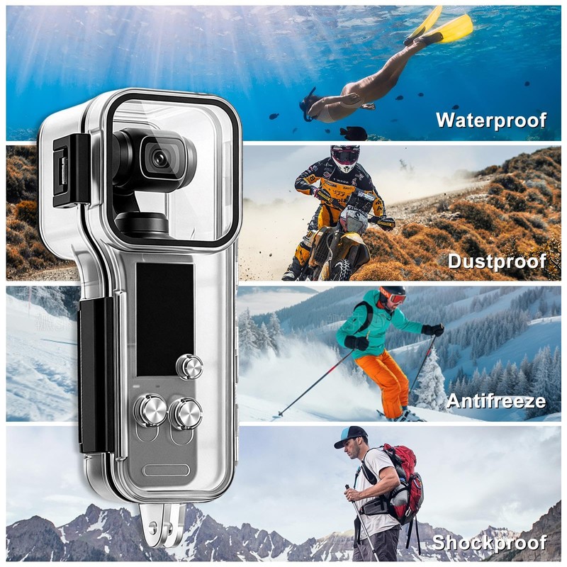 PULUZ Waterproof Case for DJI Osmo Pocket 4, 50M/164FT Diving