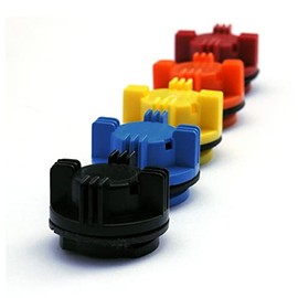 Battery Vent Caps (NOT DESIGNED FOR CAR BATTERIES) ORANGE / 1 pc