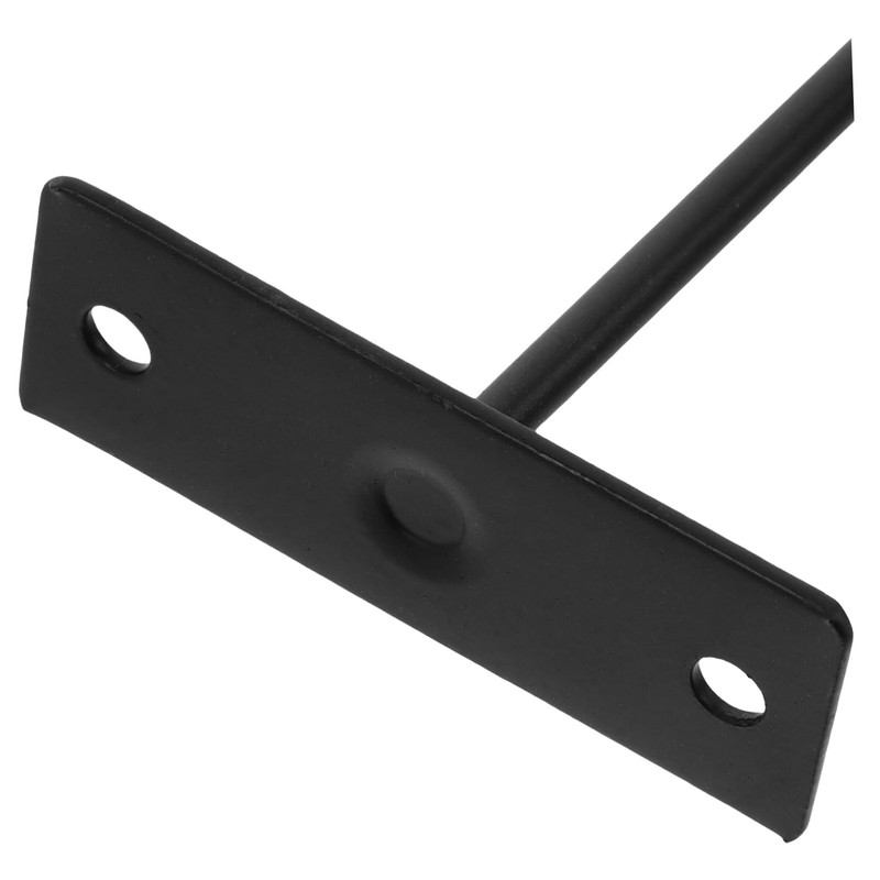 VILLFUL Metal Slat Wall Hook 4 Pack Black Wall Hooks