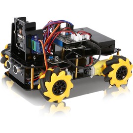 ACEBOTT Smart Robot Camera Car Kit, 4WD Remote Control Car Compatible with Arduino IDE, Electronic Programming Project/STEM Education/Science Coding Kit for 12+ Teens & Adults Unique Gifts