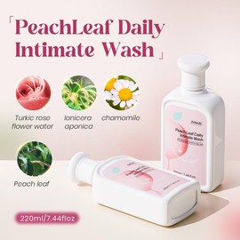 FuYanJie Peach Leaf Feminine & Underarm Wash – Natural, Hydrating, pH-Balanced Cleansing for Sensitive Skin