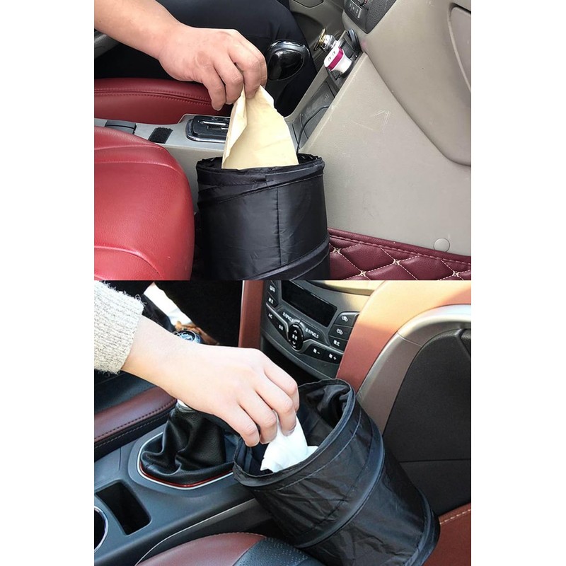 YFFSFDC Car Trash Can, Car Garbage Bag, Car Storage Case,