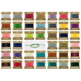 Kumihimo Satin Cord Braided Cord 25 m 1 or 2 mm Diameter Choice of Colours Pink Thickness: 2 mm