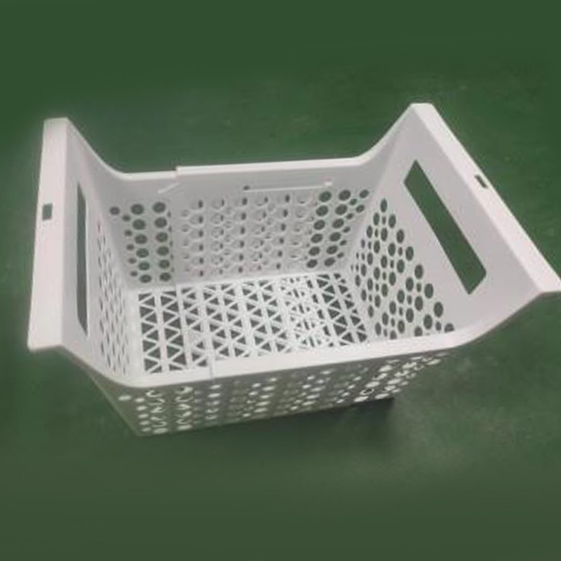 Freezer Basket Expandable Freezer Storage Basket Plastic Strong Load Bearing