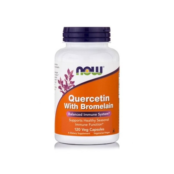 Now Foods Quercetin with Bromelain Food Supplement for Balanced Immune