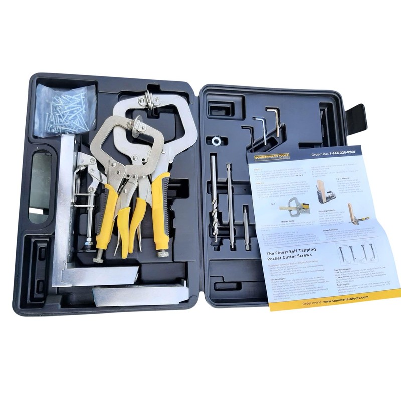 Sommerfeld Tools Rugged Die-cast Aluminum Pocket Hole Jig with Two