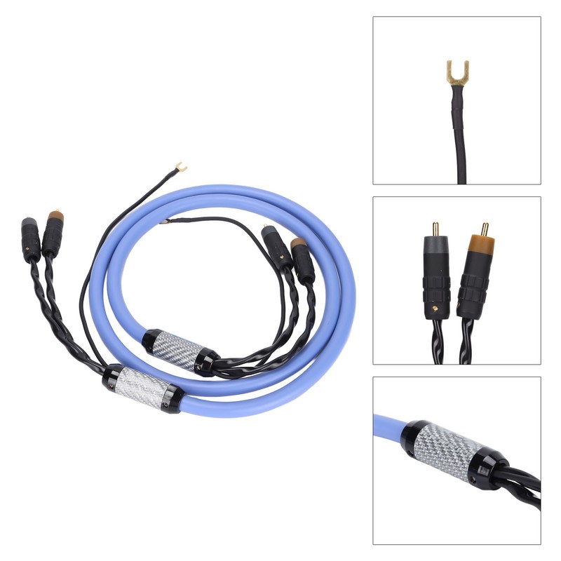 Xangsane 2 RCA to 2 RCA Tonearm Cable HiFi Oxygen