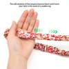 Cute Scrunchie Lanyard for Women - Aesthetic Elastic ID Card