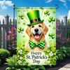 BlissYard Welcome St. Patrick's Day Garden Flag 12x18 Double Sided