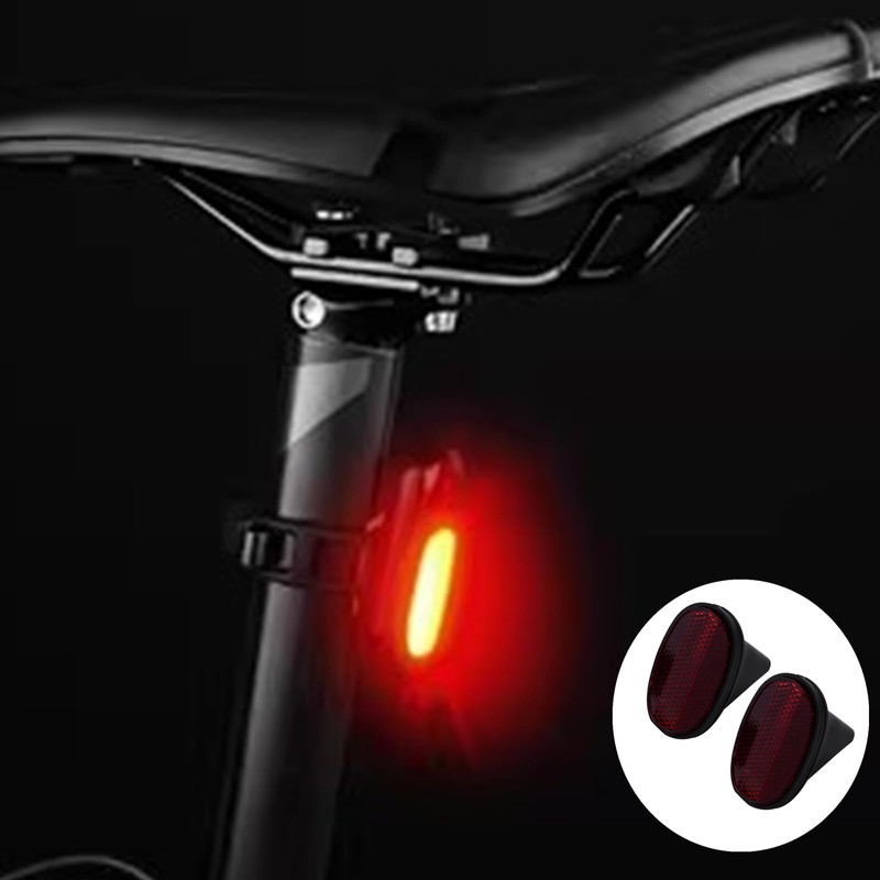 FJYXCHENXM 2 Pack Bicycle Rear Tail Warning Reflector Professional Bike