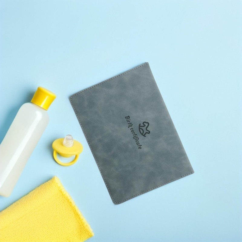 Operitacx 2pcs Birth Certificate Covers: Document Organizer Medical Card Holder