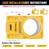KATA 1-3/8" - 1-3/4" Door Lock Installation Set with Guide